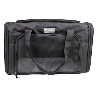 Trip to Go, Fabric Pet Carrier - Black - Large