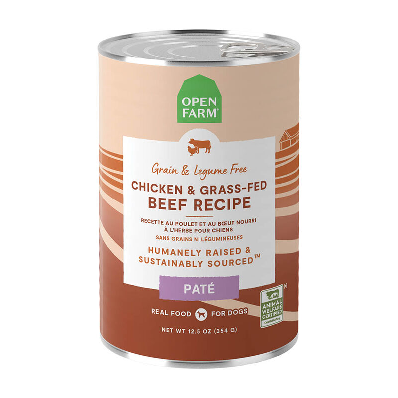 Open Farm, Chicken & Grass-Fed Beef Recipe Wet Dog Food - 354 g image number null