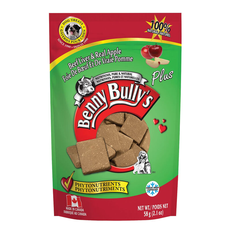 Benny Bully's, Liver Plus Apple - 58 g - Dog Treat image number null