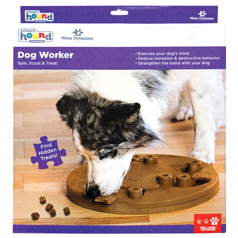 Outward Hound, Nina Ottosson, Dog Worker Treat Puzzle - Tan image number null