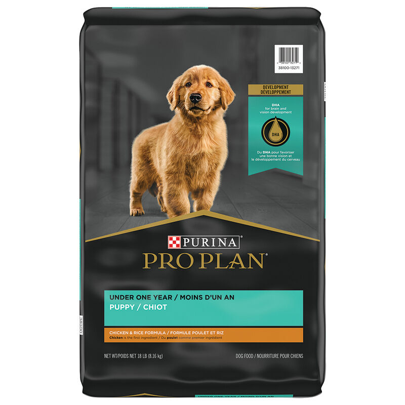 Purina Pro Plan Development Under One Year Puppy, Chicken & Rice Dry Dog Food Formula image number null