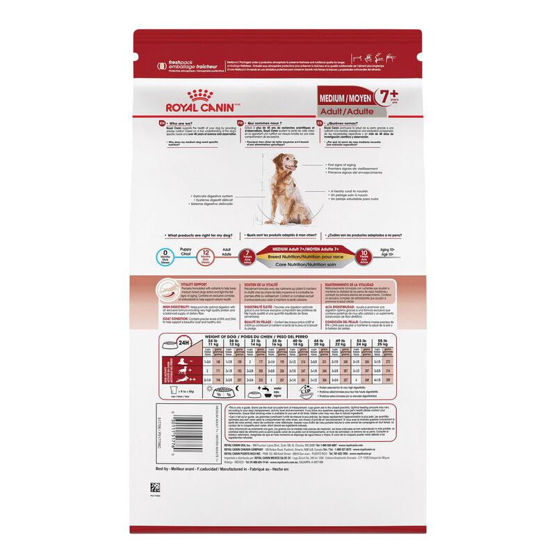 Royal Canin, Size Health Nutrition Medium Adult 7+ - Dry Dog Food image number null