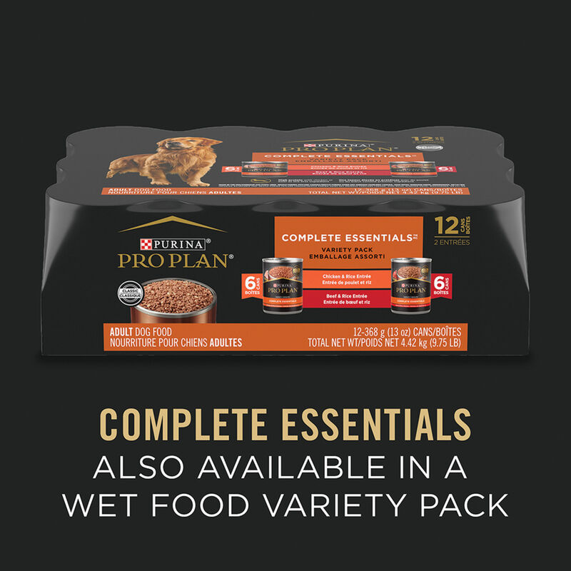 Pro Plan, Adult Complete Essentials - Turkey & Vegetables - 368 g - Wet Dog Food image number null