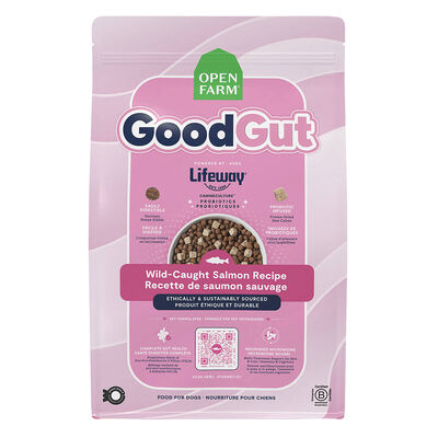 Open Farm, GoodGut Wild-Caught Salmon Recipe - Dry Dog Food