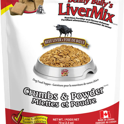 Benny Bully's, Crumbs & Powder - Beef Liver - 70 gÂ  - Dog Treat