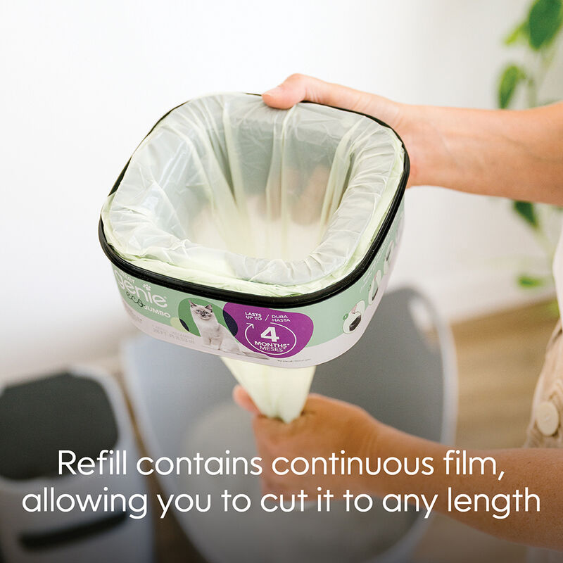 Litter Genie, Eco Jumbo Refill, Compostable Film, 28ft (Up To 4 Months) image number null