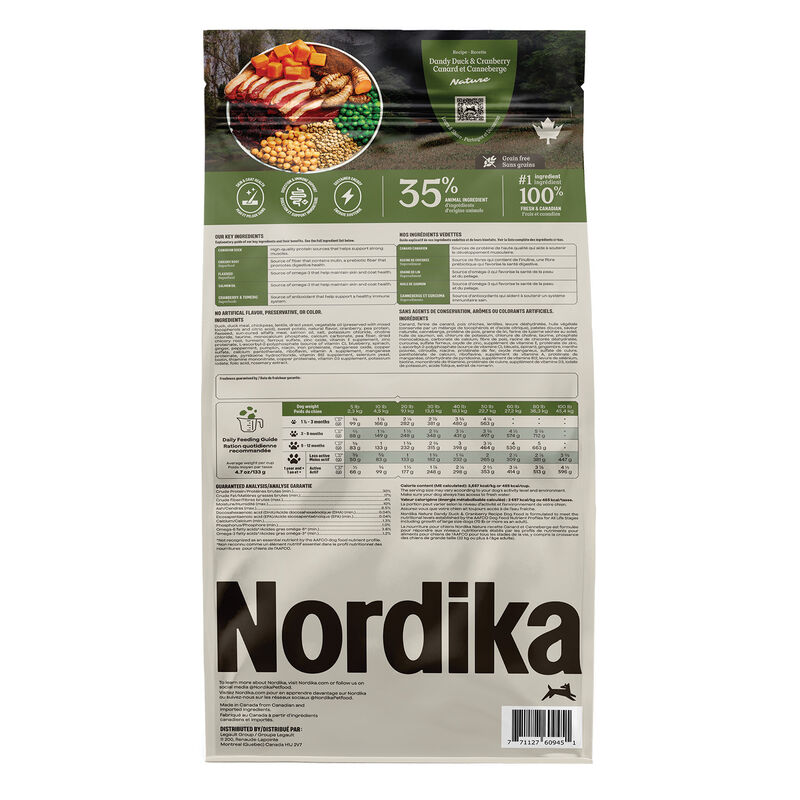 Nordika, Duck Natural - Dry Dog Food image number null
