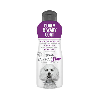 Tropiclean, Perfect Fur, Curly & Wavy Coat Shampoo - 16 oz