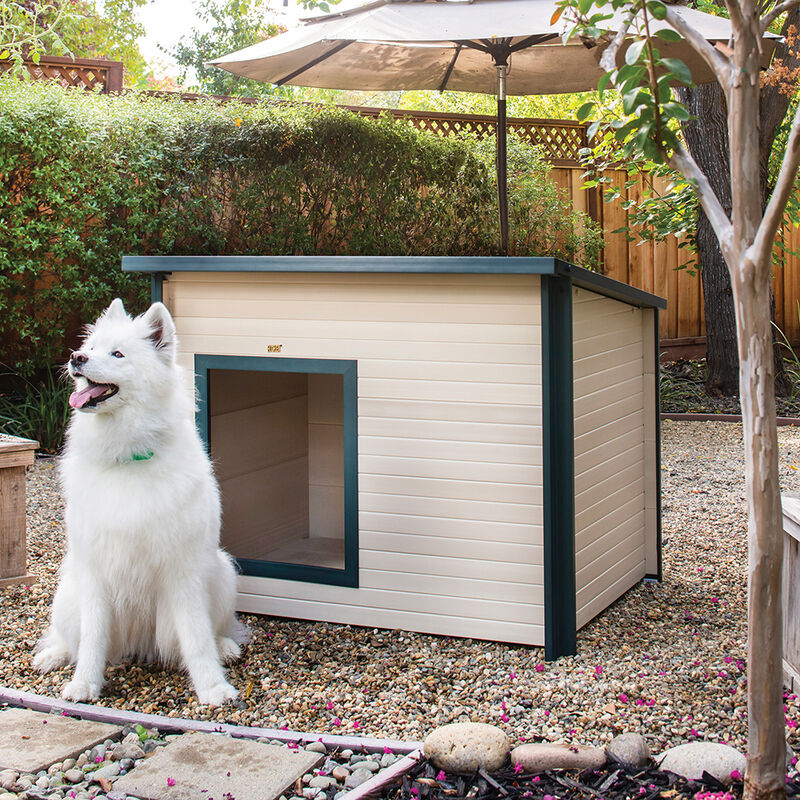 New Age Pet, Rustic Lodge Dog House, Jumbo - Maple image number null