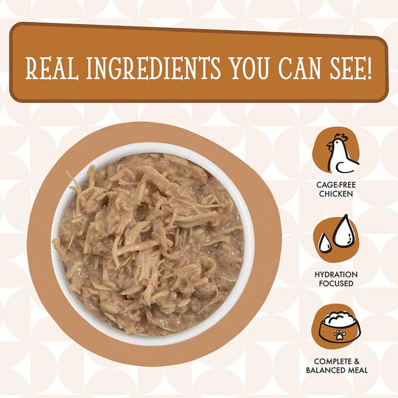 Weruva, Can Feline  - Fowl Ball - Chicken&Turkey-170g - Minced - Wet Cat Food image number null