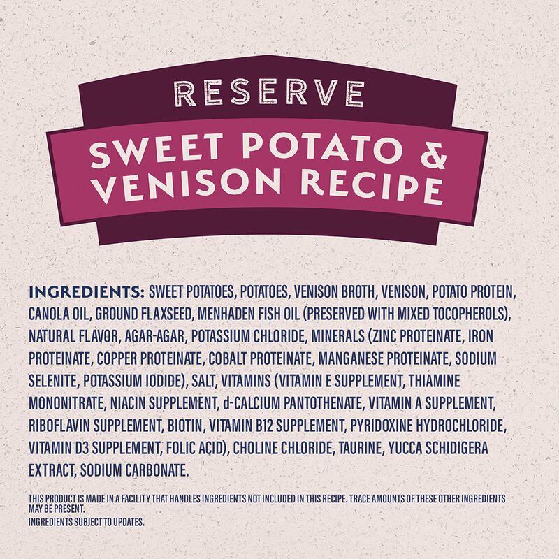 Natural Balance, Limited Ingredient Canned Dog Formula, Venison & Sweet Potato - 369 g - Wet Dog Foo image number null