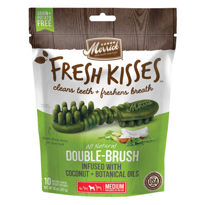 Merrick, Fresh Kisses Brush - Coconut - Dog Treat