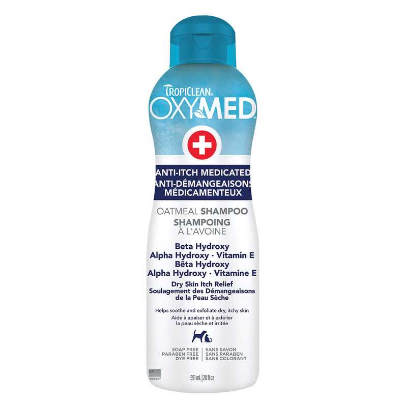 Tropiclean, OxyMed Anti-Itch Oatmeal Shampoo image number null