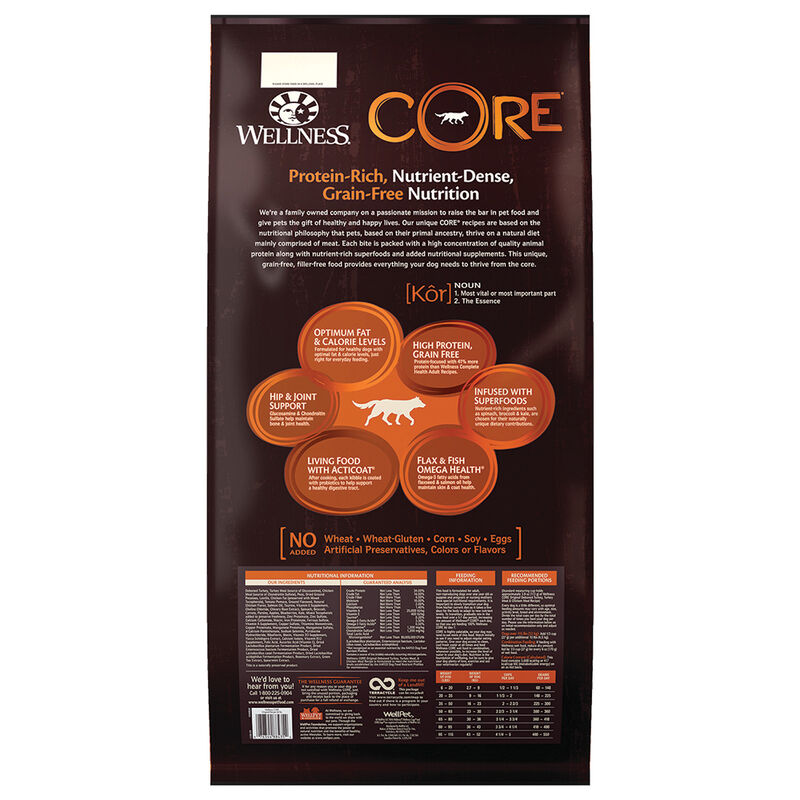 Wellness, Core, Grain Free Original - Dry Dog Food image number null