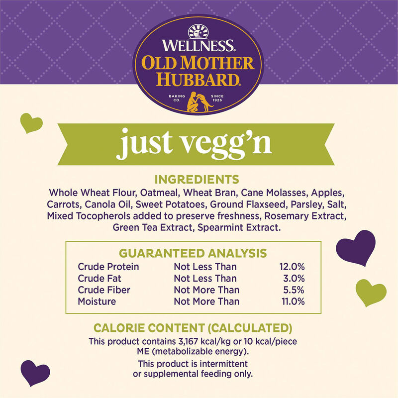 Old Mother Hubbard, Classic Just Vegg'n Dog Biscuits, Mini - 567 g image number null