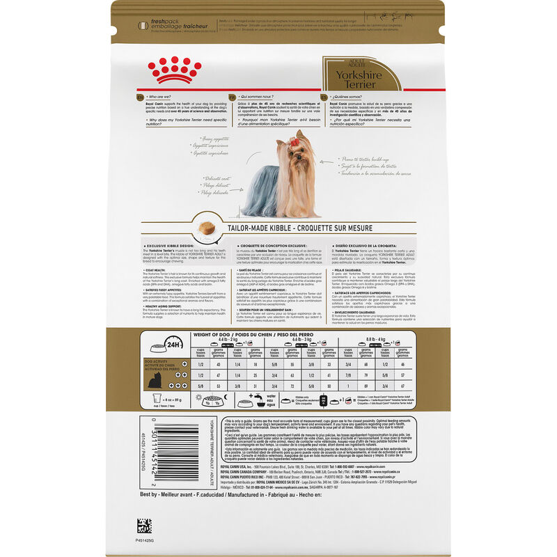 Royal Canin, Breed Health Nutrition Yorkshire Terrier Adult - Dry Dog Food image number null