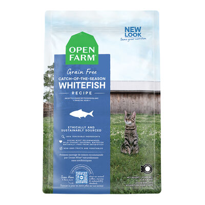 Open Farm, Catch-Of-The-Season Whitefish Adult Cat Dry Food - Dry Cat Food Open Farm, Catch-Of-The-Season Whitefish Adult Cat Dry Food - Dry Cat Food