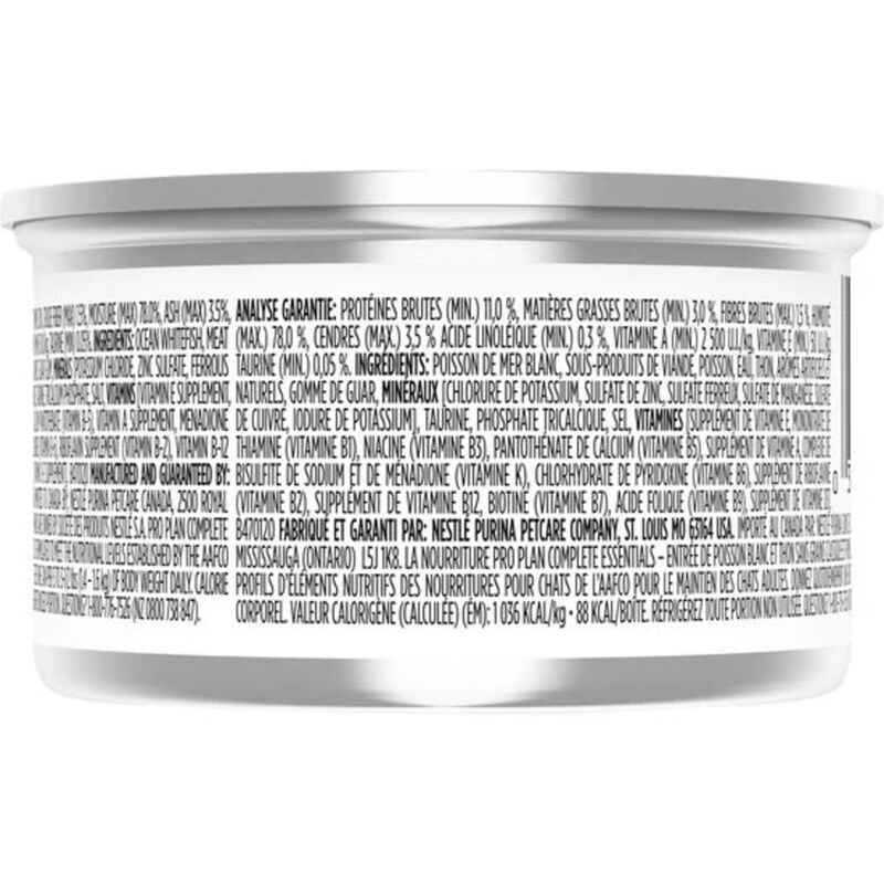 Pro Plan, Ocean Whitefish & Tuna - Wet Cat Food image number null
