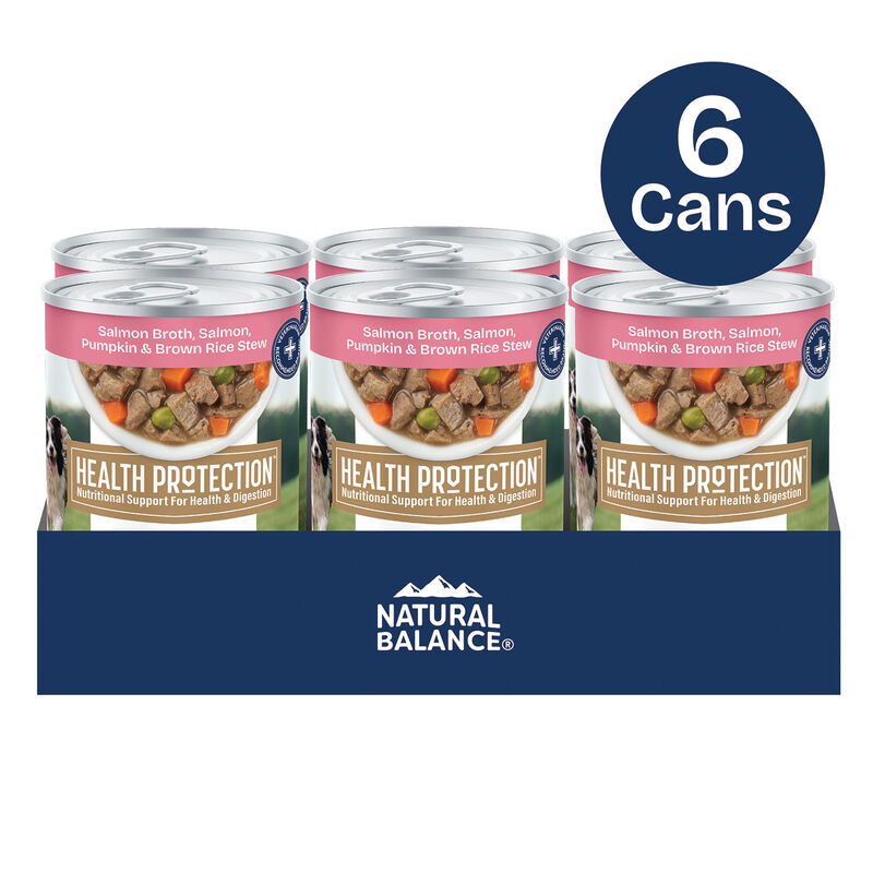 Natural Balance, Health Protection - Salmon & Pumpkin Stew - Wet Dog Food image number null