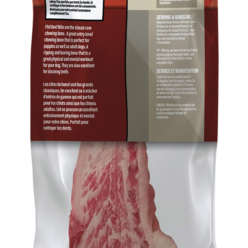 Big Country Raw, Flat Rib Bone - Frozen Dog Food image number null