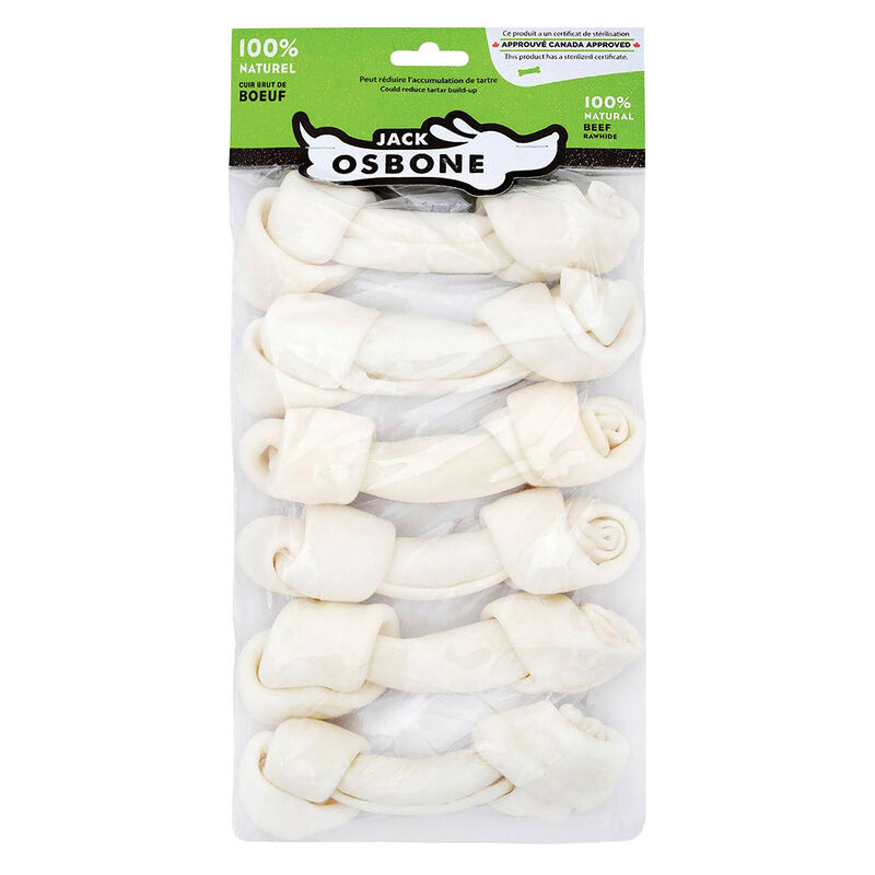 Jack Osbone, Rawhide Knotted Bone for Dogs image number null