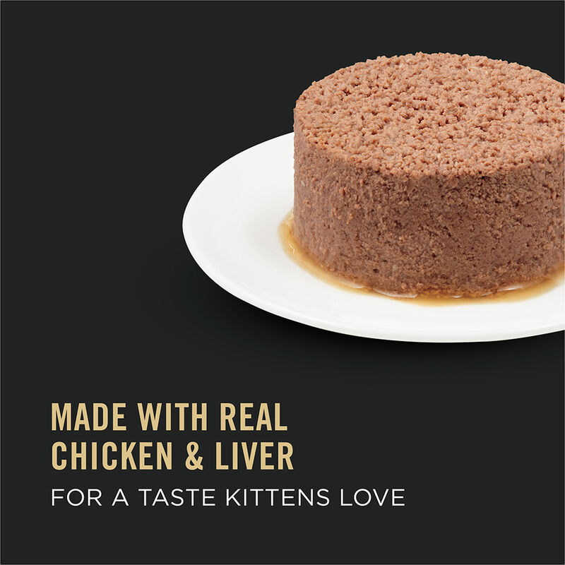 Purina Pro Plan Development Under One Year Kitten, High Protein Chicken & Liver EntrÃ©e Wet Cat Food image number null