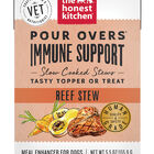 The Honest Kitchen, Functional POUR OVERS Immunity Support - Beef Stew - Wet Dog Food image number null