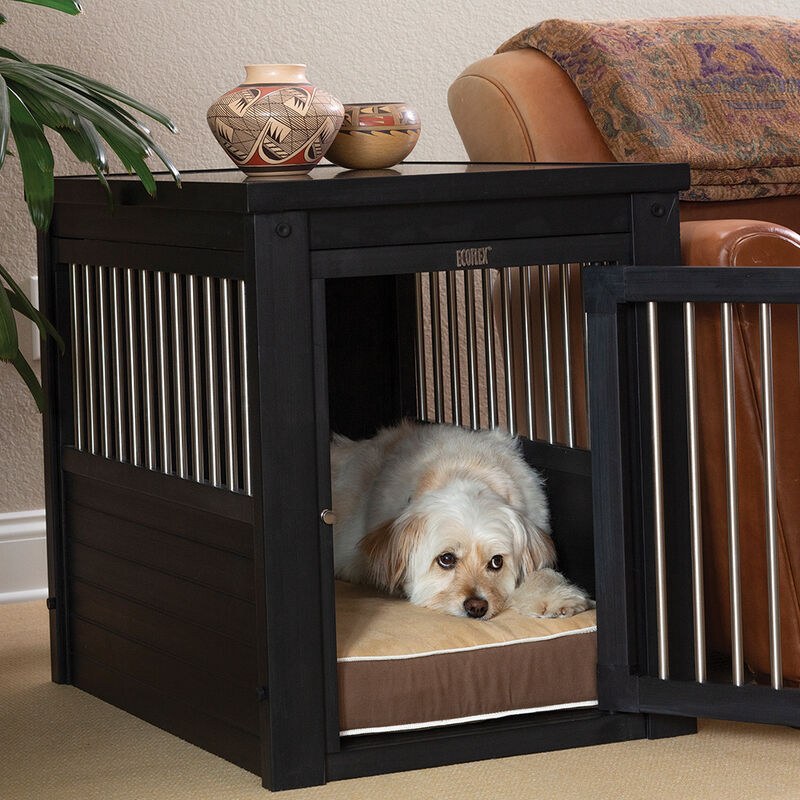 New Age Pet, InnPlace Dog Crate - Espresso image number null