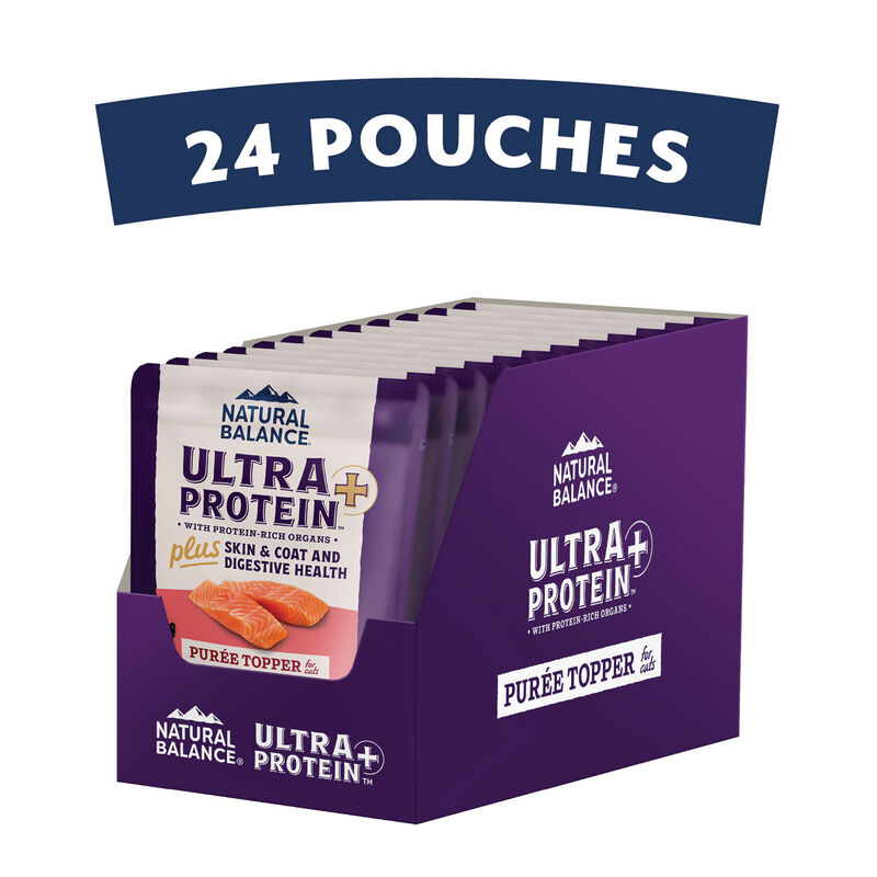 Natural Balance, Ultra Protein Plus - Skin, Coat & Digestive Health - Salmon & Organ Meats Puree Top image number null