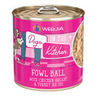Weruva, Can, Adult - Fowl Ball - 283 g - Minced - Wet Dog Food image number null