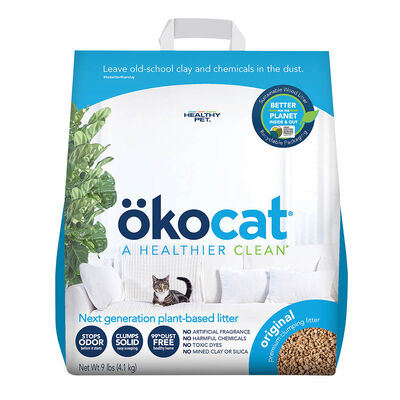 Okocat, Natural Wood Clumping Litter - 4.5 kg