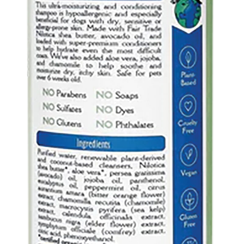 Earthbath, Hypoallergenic Shea Butter Shampoo - 16 oz image number null