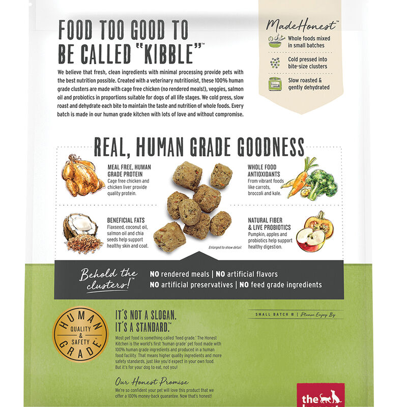 The Honest Kitchen, Grain Free Whole Food Clusters - Chicken - Dry Dog Food image number null