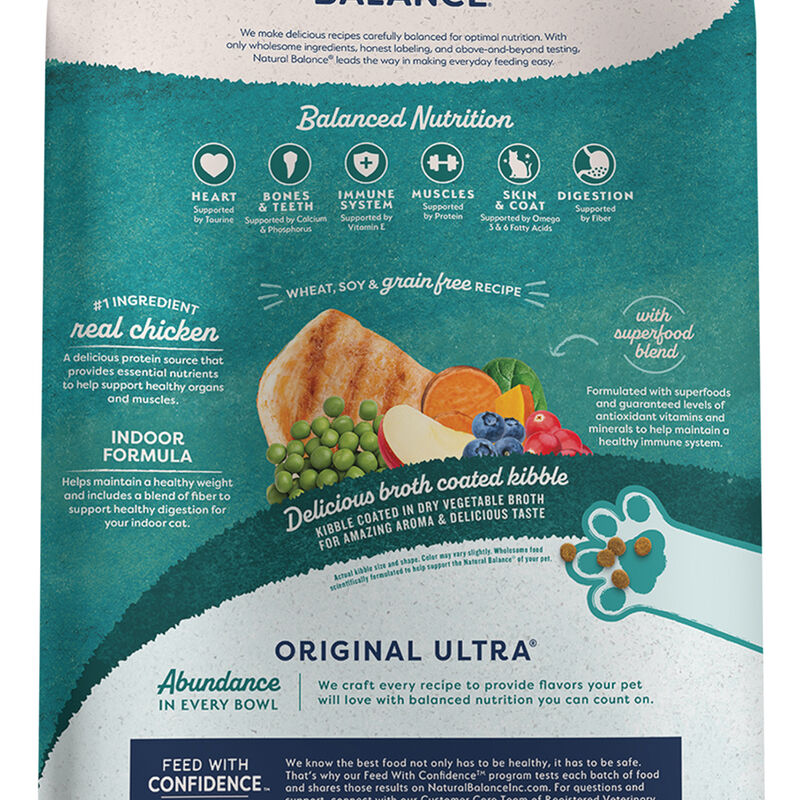 Natural Balance, Feline Adult - Ultra GF - Chicken - 6.8 kg - Dry Cat Food image number null