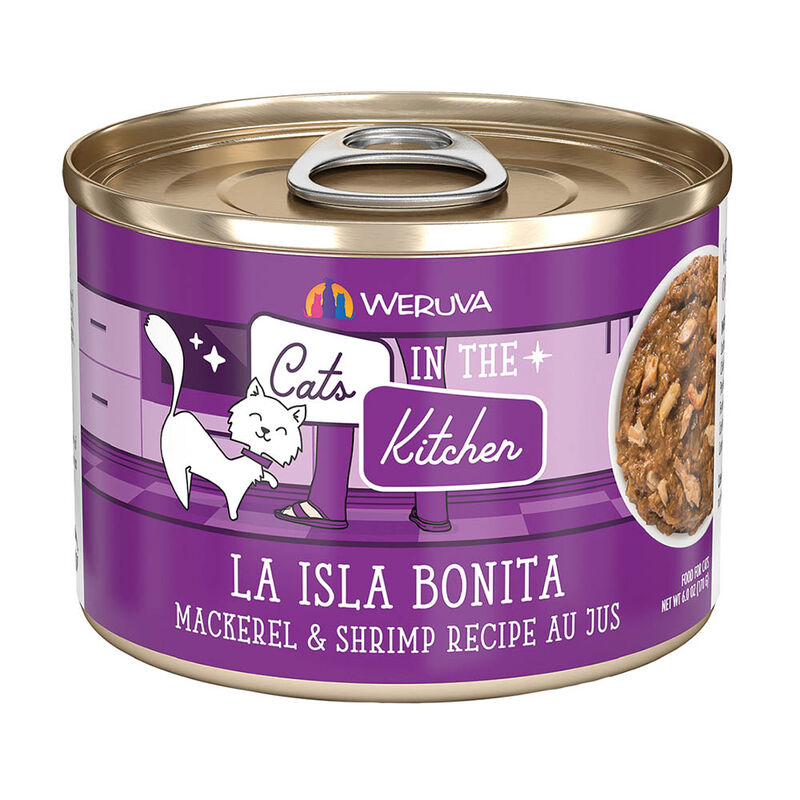 Weruva, Can Feline  - La Isla Bonita-Mack&Shrimp-170g - Minced - Wet Cat Food image number null