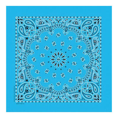Fashion Bandana, Bandana - Paisley Light Blue