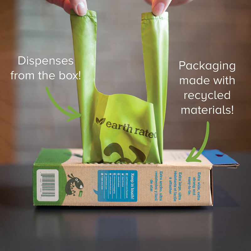 Earth Rated, PoopBags Unscented with Handles- 120 Ct image number null