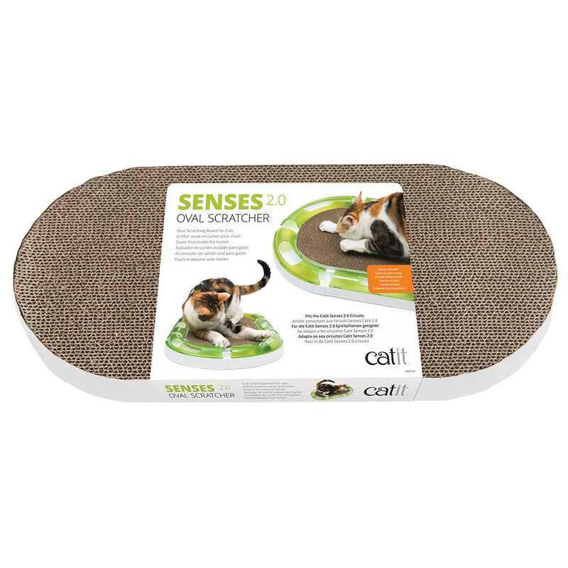 Catit Senses 2.0 Oval Circuit Scratcher image number null