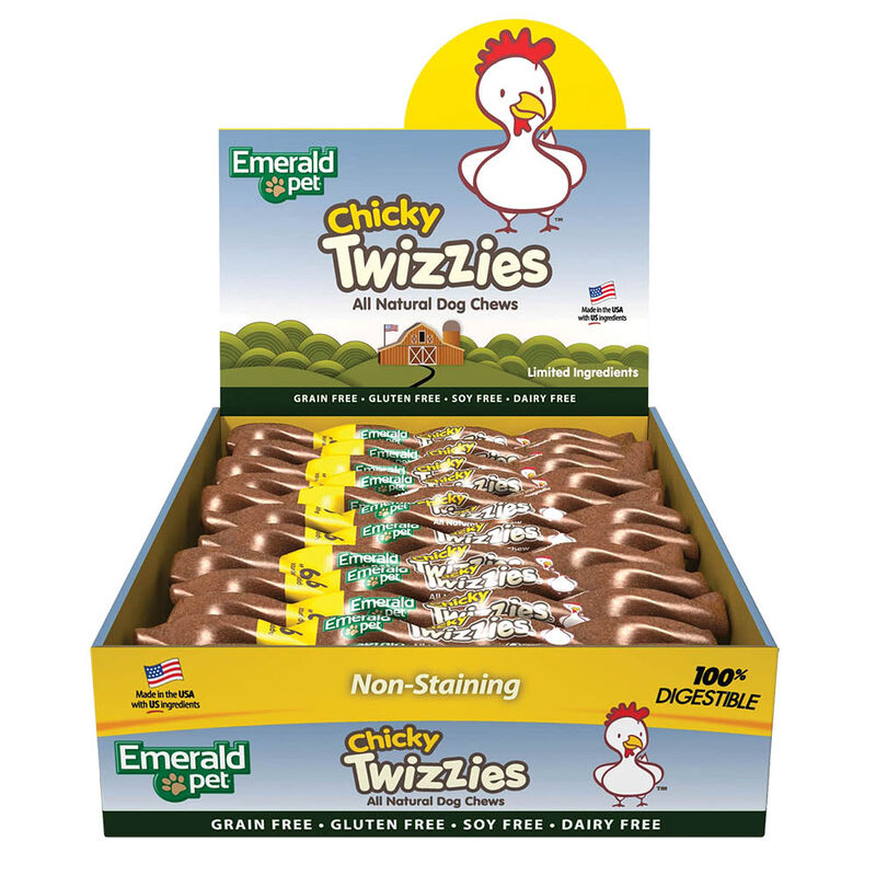 Emerald Pet, Twizzies, LID GF Chew - Chicky - 6" image number null