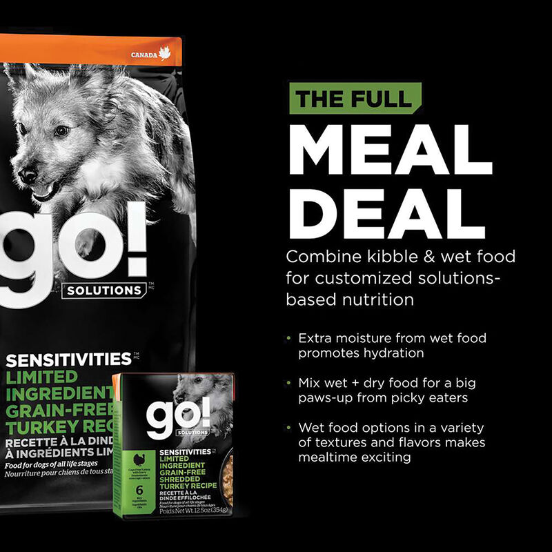 GO! SOLUTIONS, SENSITIVITIES Limited Ingredient Grain Free Turkey Recipe for dogs - Dry Dog Food image number null