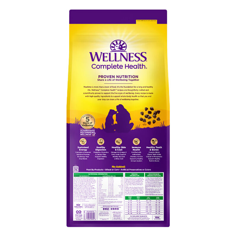 Wellness, Adult Complete Health - Lamb & Barley - 11.8 kg - Dry Dog Food image number null