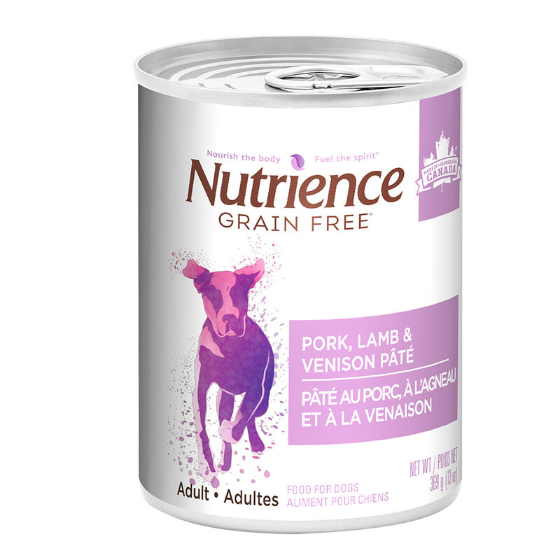 Nutrience, Can, Adult - GF Pork, Lamb & Venison Pate - 369 g - Wet Dog Food image number null