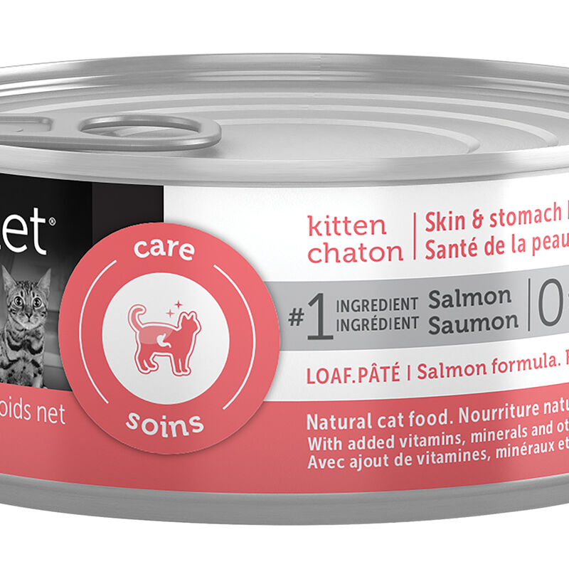 Can, Kitten - Skin & Stomach - Salmon - 156 g - Wet Cat Food image number null