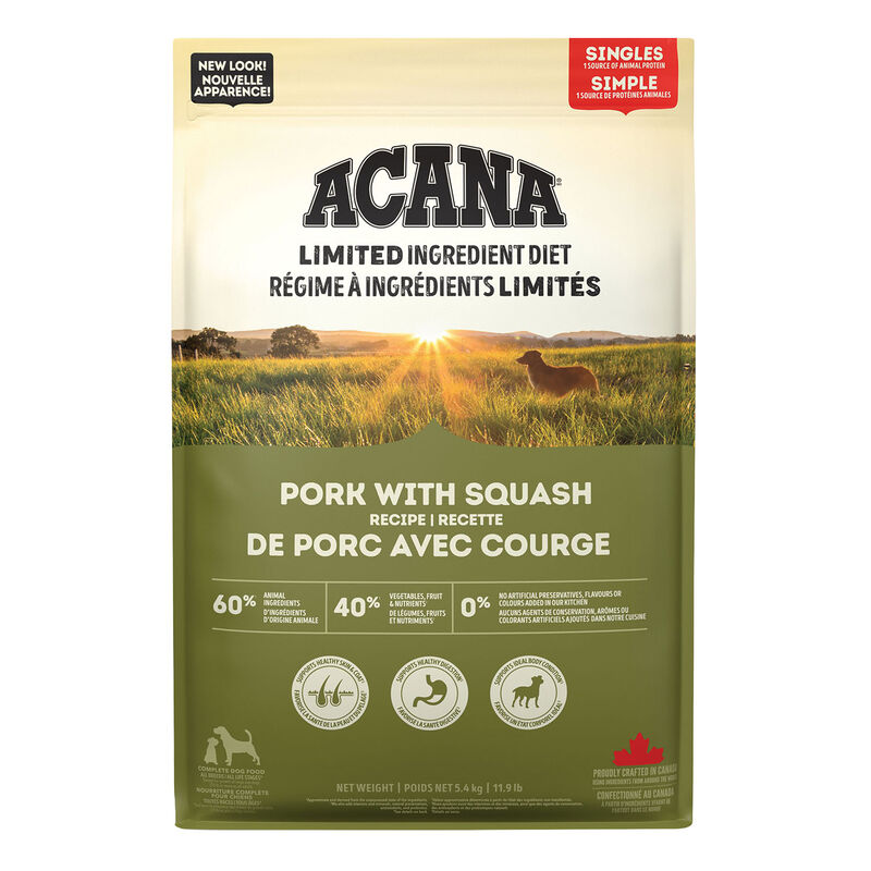 Acana, Adult - Singles Pork & Squash - Dry Dog Food image number null