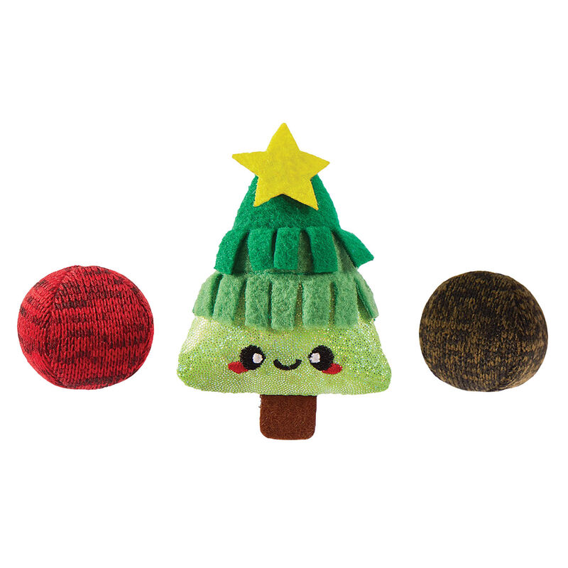 Hugsmart, Christmas Tree Trio w/Catnip image number null