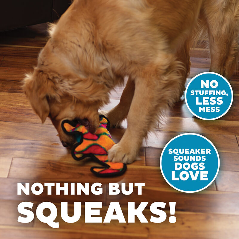 Outward Hound, Invincible Gecko, 2 Squeakers - Red/Orange image number null