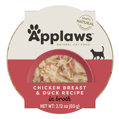 Applaws, Pot, Feline Adult - Chicken Breast w/ Duck - 60 g - Wet Cat Food