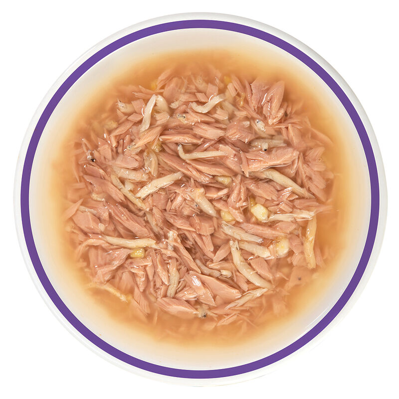 Catit, Pouch, Adult Feline - Divine Shreds - Tuna w/ Shirasu & Sweet Potato - 75 g image number null