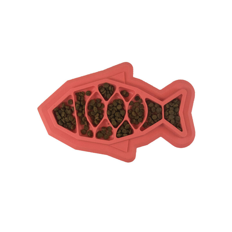 PetStages, Fishie Fun Feed Mat - Pink image number null