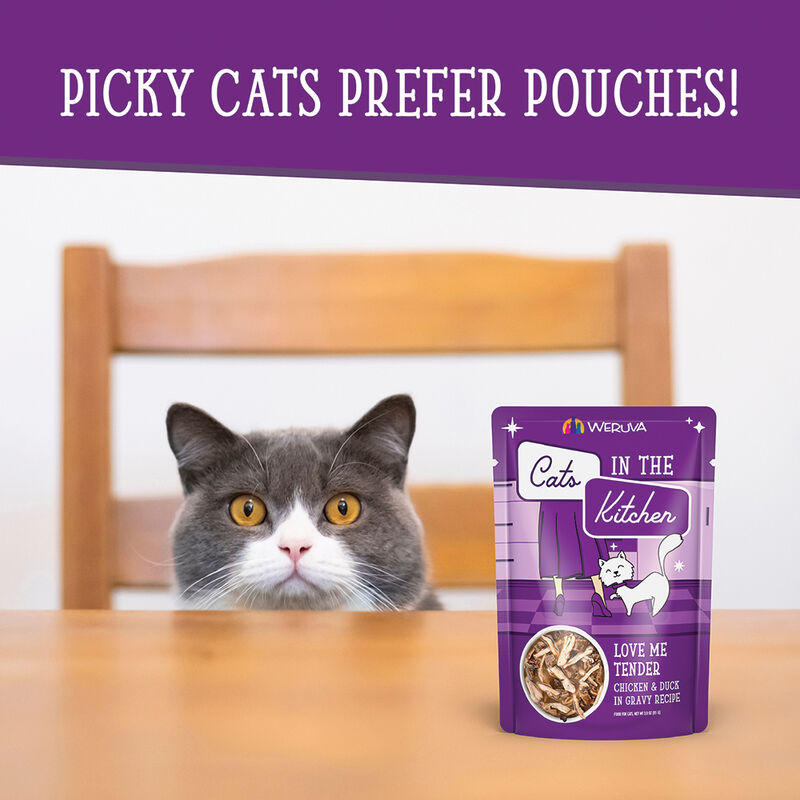 Weruva, Can Feline  - Love Me Tender-Chicken&Duck-85g - Shreds - Wet Cat Food image number null